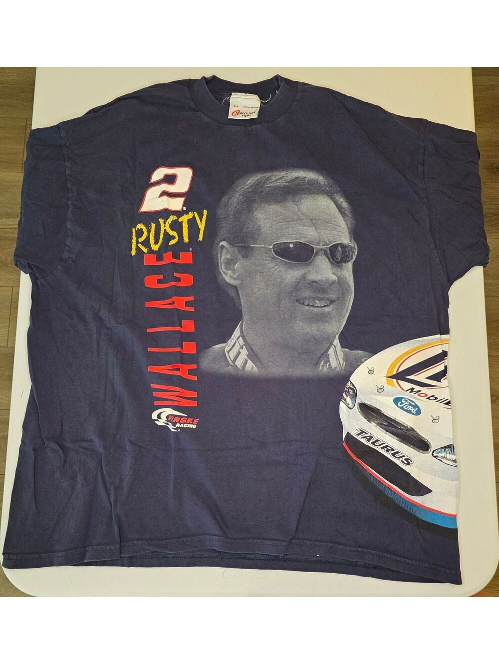 Vintage Nascar Rusty Wallace Wraparound Tee